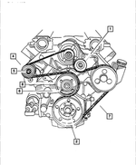 53010221 - : Water Pump Pulley for Mopar Image