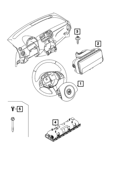 Air Bags for 2024 Fiat 500E #2