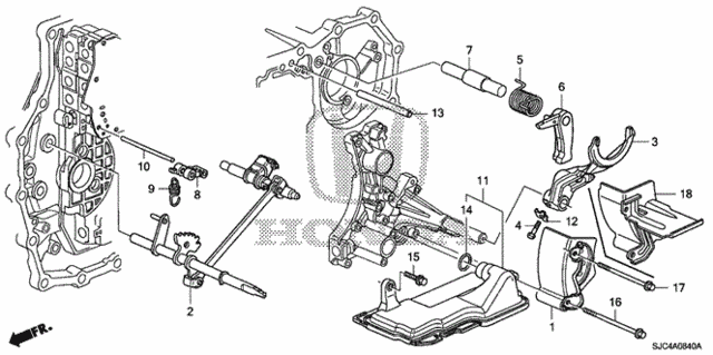AT Shift Fork for 2012 Honda Ridgeline #0