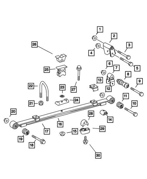 Rear Suspension and Cradle for 2008 Dodge Sprinter 3500 #0
