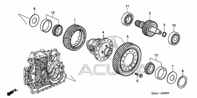 AT Differential for 2012 Acura RL #0