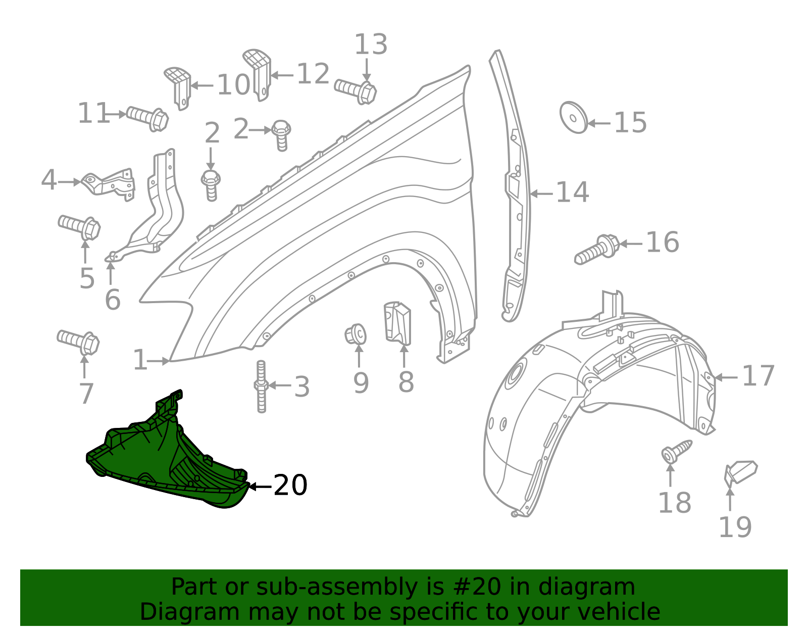 3CN-805-826-B - Air Guide - 2024-2025 Volkswagen Atlas Cross Sport | VW ...
