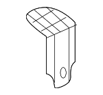 3CN809536 - Body: Center Bracket for Volkswagen: Atlas, Atlas Cross Sport Image