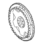 95810232740 - Engine: Flywheel for Porsche: Cayenne Image