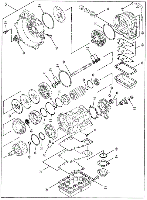 AT Transmission Repair Kit for 1997 Honda Passport #0
