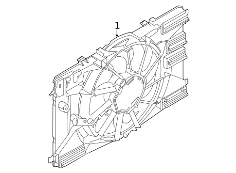 Cooling Fan, Clutch & Motor for 2024 Ford E-Transit #0