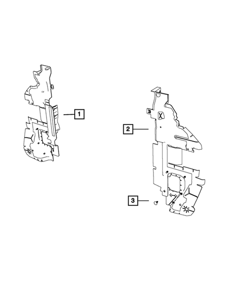 Radiator and Related Parts; Charge Air Cooler for 2019 Dodge Journey #2
