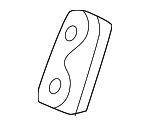 8V0809237 - Body: Door Lock Striker Plate for Audi Image image