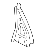 80A813209STL - Body: Wheel Housing Side Panel Brace for Audi Image image