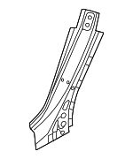 80A809263ASTL - Body: Body C-Pillar Reinforcement for Audi Image image