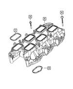 6509390AA - 3.6L Gas; Engine: Hex Flange Head Bolt, Mounting for Mopar Image