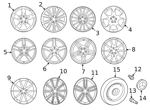 Wheels for 2014 Mercedes-Benz SLK55 AMG #0