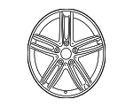 17240112027X45 - Suspension: Wheel, Alloy for Mercedes-Benz Image