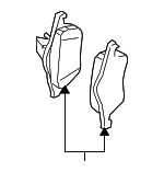 32373166 - Brakes: Rear Pads for Volvo: C30, C70, S40, V50 Image