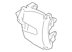 36000902 - : Disc Brake Caliper for Volvo: C30, C70, S40, V50 Image