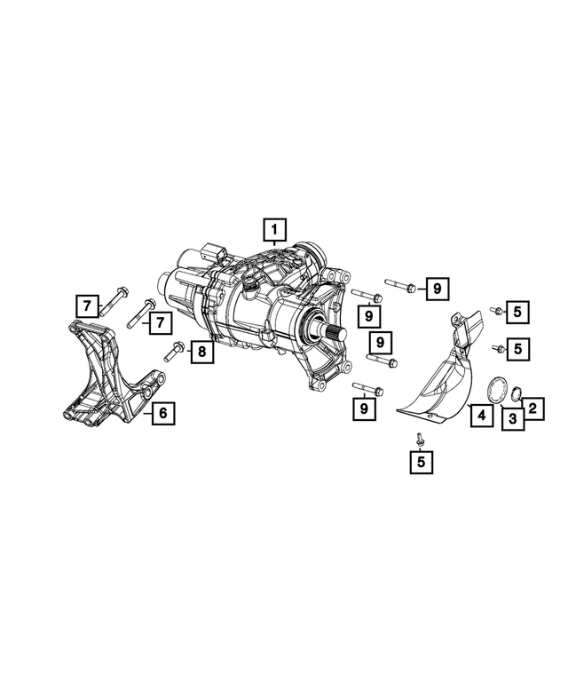 68254958AA - : Transfer Case Control Bracket for Mopar Image