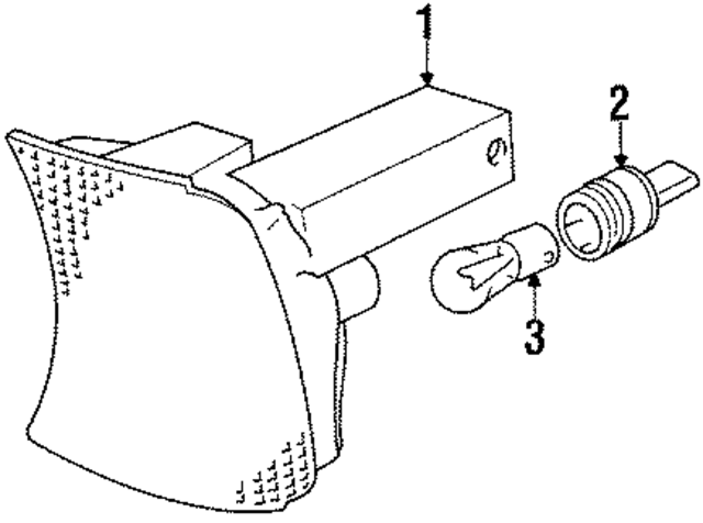 63131384033 - Electrical: Signal Lamp for BMW Image