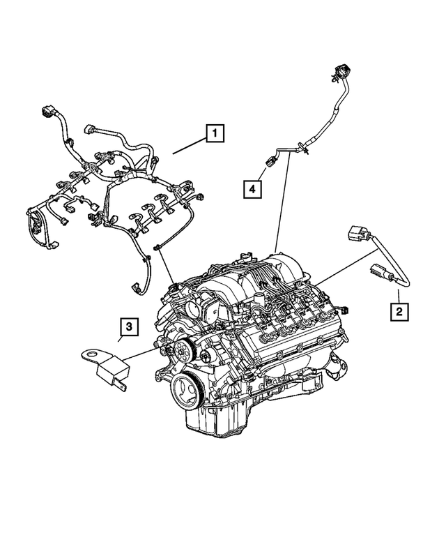 « 4801823AE – Electrical : Moteur Cablage pour Mopar Image »