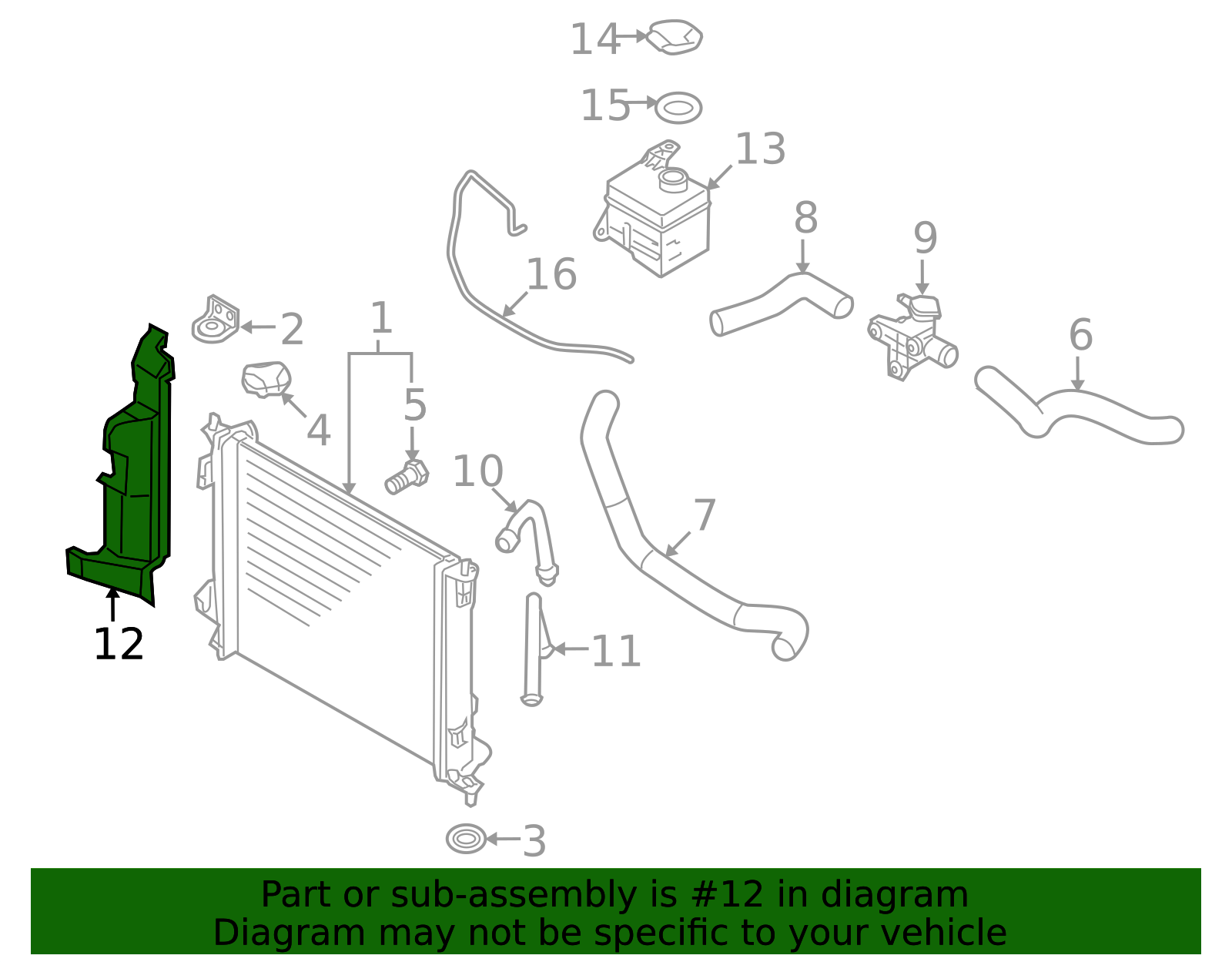 29135-2K000 - Air Guide 2010-2011 Kia Soul | Kia Parts Center