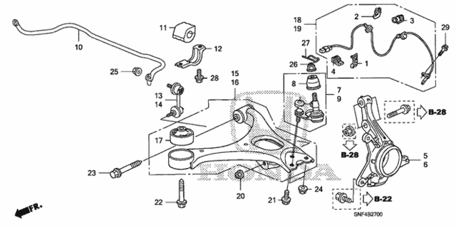 Knuckle for 2007 Honda Civic #0