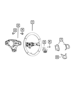 5SF62DX9AA - Steering: Steering Wheel for Mopar Image