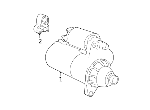 Starter for 2007 Mercury Mountaineer #1