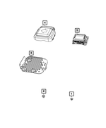 6505190AA - Electrical: Hex Nut And Washer for Dodge: Durango, Nitro, Ram 1500, Ram 2500, Ram 3500 | Jeep: Cherokee, Liberty | Ram: 1500, 1500 Classic, 2500, 3500 Image