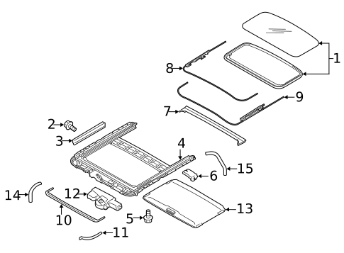 Sunroof for 2019 Subaru Legacy #2