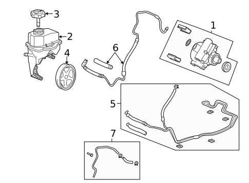 Pump & Hoses for 2010 Pontiac G6 #0