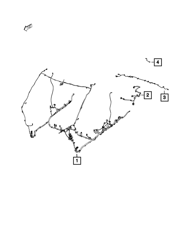 68348159AA - : Body Wiring for Mopar Image