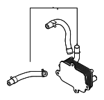 254M0GI000 - Cooling System: Oil Cooler for Hyundai Image