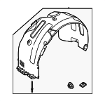 86812R5500 - : Fender Liner for Kia: Sorento Image