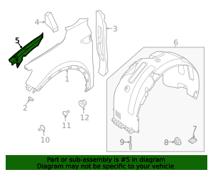 2024-2025 Kia Sorento Trim Cover 84169-R5500 | OEM Parts Online
