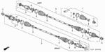 44319S71300 - Chassis: SET-RING (24X1.6) for Honda Image