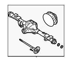 15239023 - : Axle Assembly for Chevrolet: Trailblazer EXT | GMC: Envoy XL, Envoy XUV Image