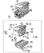 68238705AA - : Short Block Engine for Mopar Image