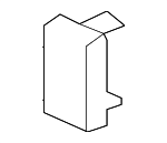 932153E000FC - Body: Stab Control Switch Blank Cover for Kia: Sorento Image