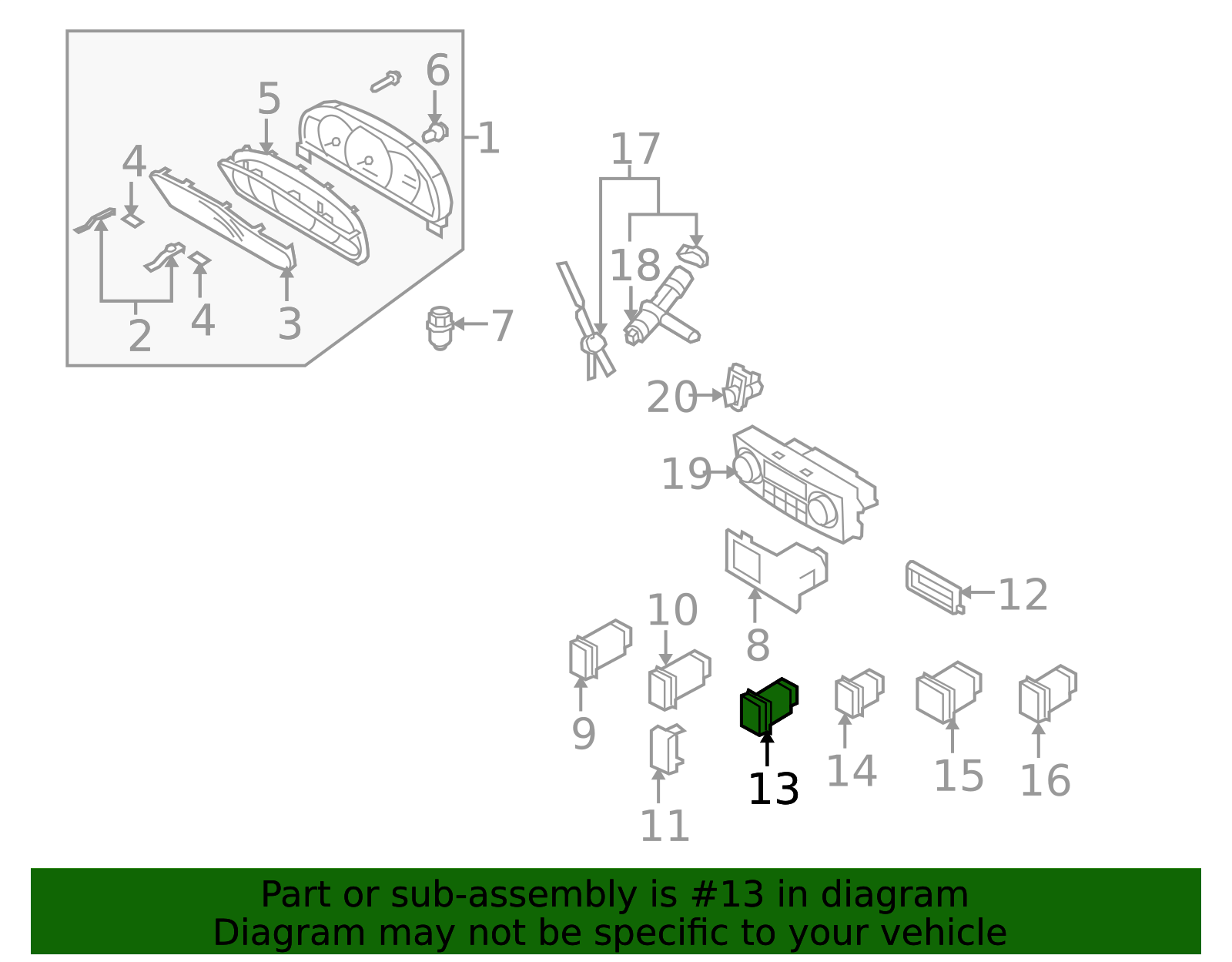 93750-3E510 - Seat Heat Switch 2007-2009 Kia Sorento | Kia.Parts Store