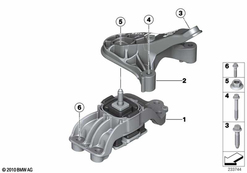 Gearbox Suspension for 2011 Mini JCW ALL4 #0