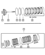 4799760 - 68RFE; 6-Speed; Automatic Transmission: Transmission Snap Ring for Chrysler: Aspen | Dodge: Dakota, Durango, Ram 1500, Ram 2500, Ram 3500 | Jeep: Commander, Grand Cherokee, Liberty | Ram: 1500, 1500 Classic, 2500, 3500, Dakota Image