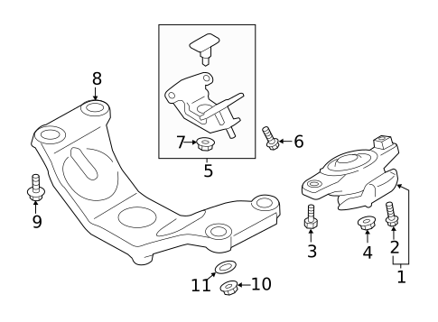 Engine & Trans Mounting for 2016 Subaru BRZ #0
