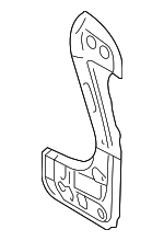 1K6813331 - Body: Reinforcement for Volkswagen: Golf, Golf R, GTI, R32, Rabbit Image