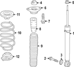 5261130BA91 - : 2023-2025 Honda Accord - Shock for Honda: Accord Image