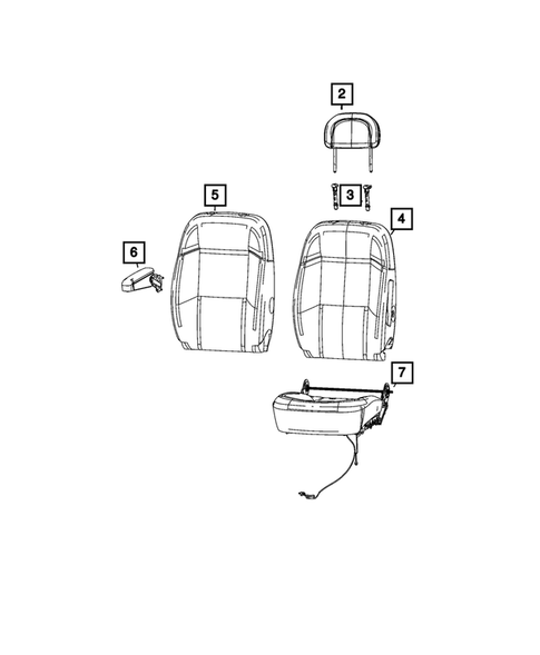 Front Seats - First Row for 2022 Ram ProMaster 3500 #5