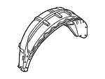 31333252 - Body: Wheelhouse Liner for Volvo: S60, S60 Cross Country, V60, V60 Cross Country Image