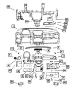 5SV56JXWAB - : Instrument Panel Glove Box for Mopar Image