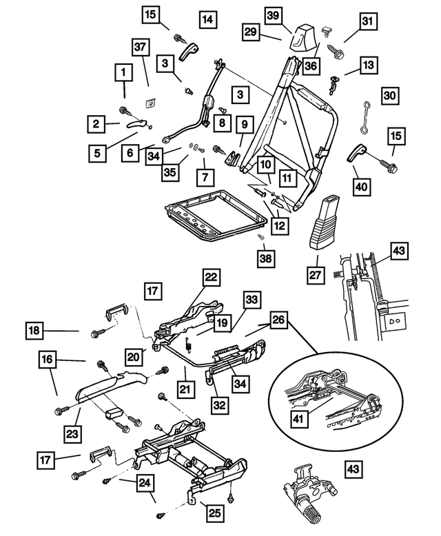 QX111P7AA - Interior Trim: Headrest Sleeve for Mopar Image image