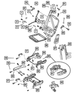 ZF001T5AA - Interior Trim: Front Seat Back Cover, Left for Mopar Image