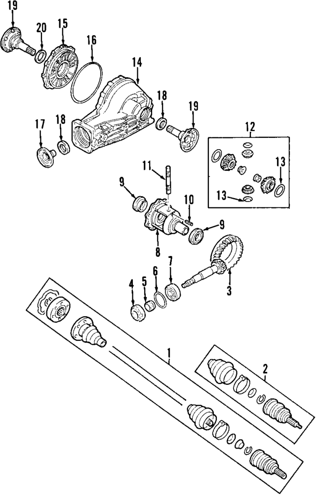 183525267 - : 1999-2006 Volkswagen - Pinion Spacer for Volkswagen: Passat, Phaeton Image