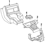 P293JS8 - Body: Console Panel for Dodge: Omni Image